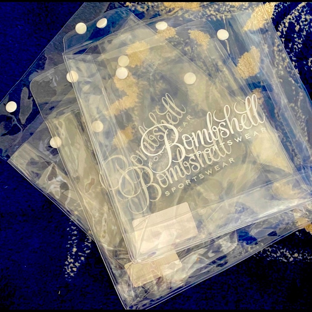 Bombshell bags clear authentic 4 bags